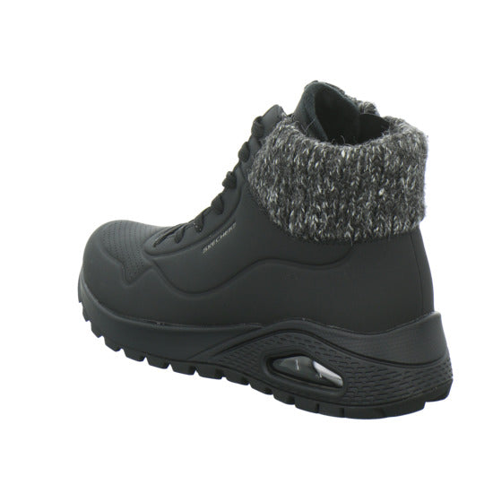 Skechers Stiefel Damen UNO Schwarz
