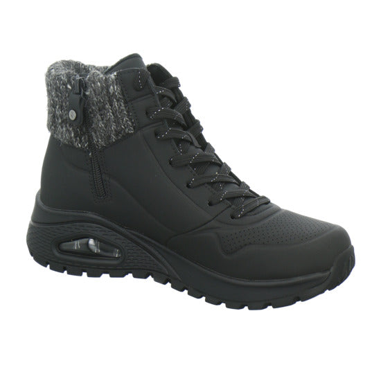 Skechers Stiefel Damen UNO Schwarz