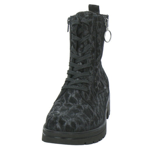 Waldläufer Stiefel Damen K-Zoe Schwarz-kombi