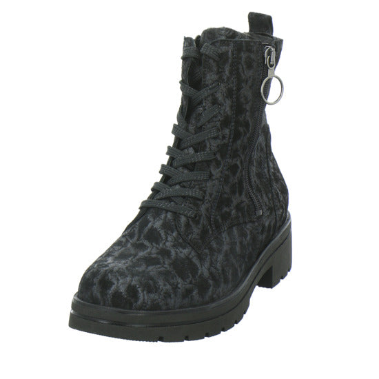 Waldläufer Stiefel Damen K-Zoe Schwarz-kombi
