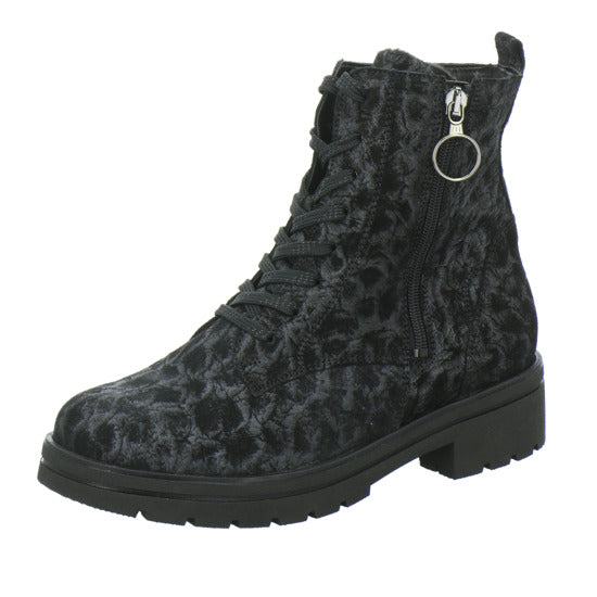 Waldläufer Stiefel Damen K-Zoe Schwarz-kombi