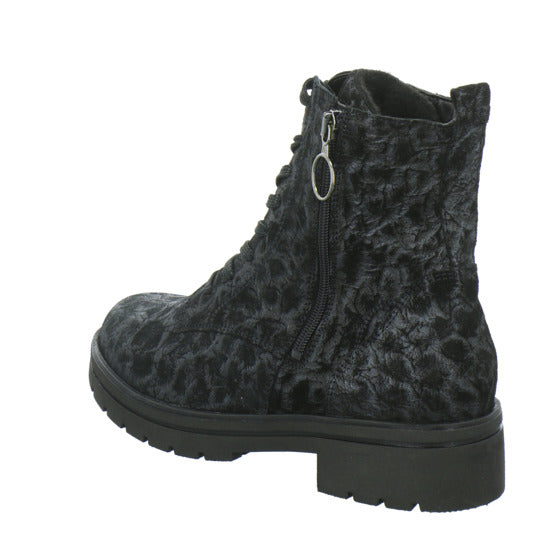 Waldläufer Stiefel Damen K-Zoe Schwarz-kombi