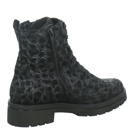 Waldläufer Stiefel Damen K-Zoe Schwarz-kombi
