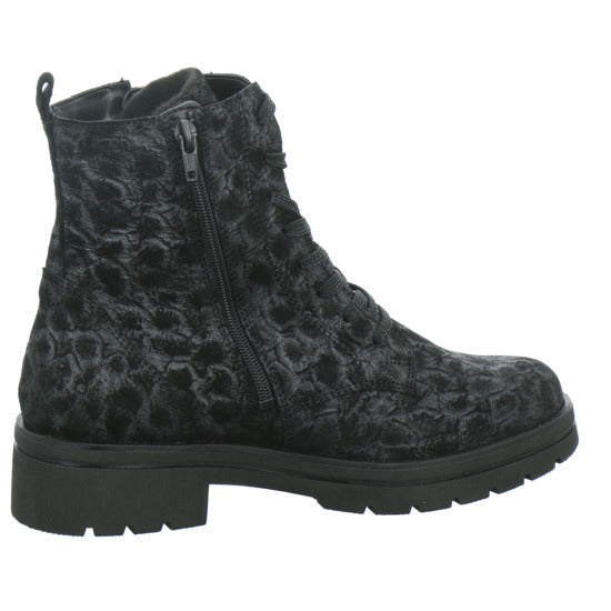 Waldläufer Stiefel Damen K-Zoe Schwarz-kombi