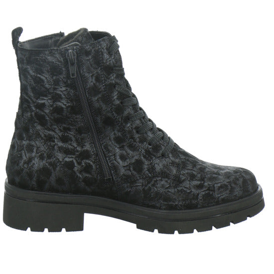 Waldläufer Stiefel Damen K-Zoe Schwarz-kombi