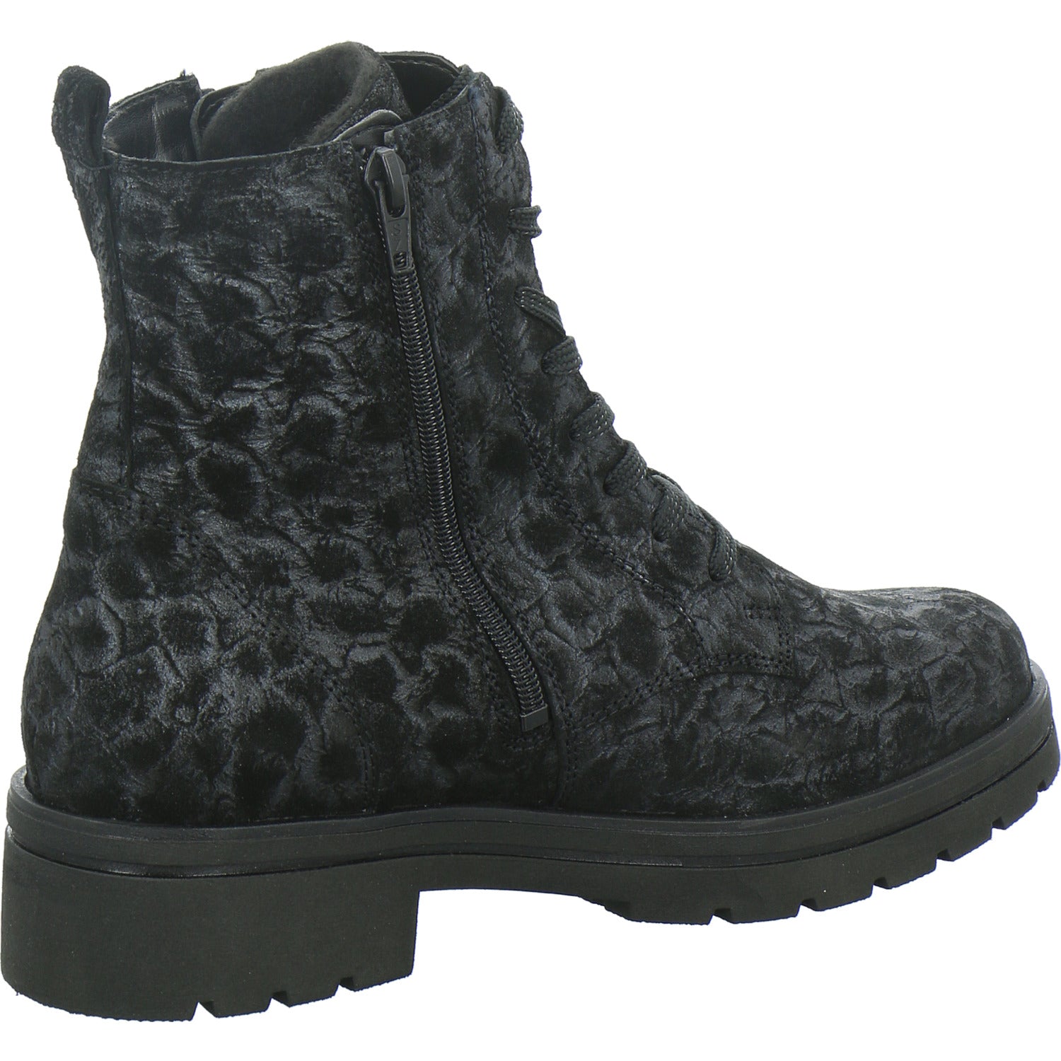 Waldläufer Stiefel Damen K-Zoe Schwarz-kombi