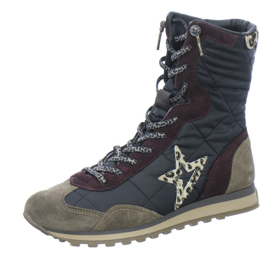 Cetti Stiefel Damen Schwarz-kombi
