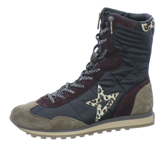 Cetti Stiefel Damen Schwarz-kombi