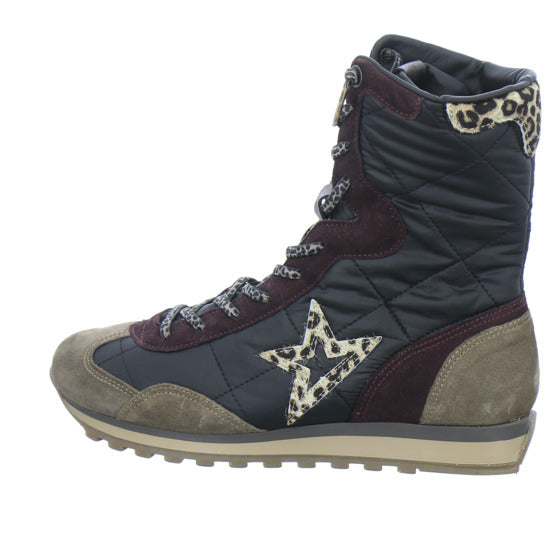 Cetti Stiefel Damen Schwarz-kombi