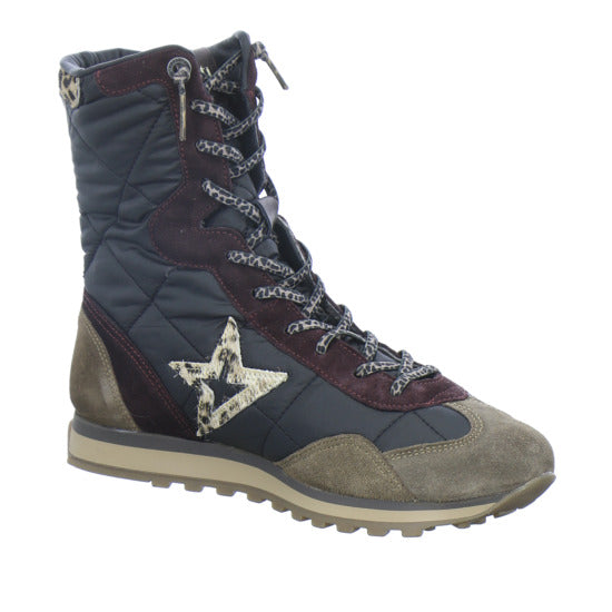 Cetti Stiefel Damen Schwarz-kombi