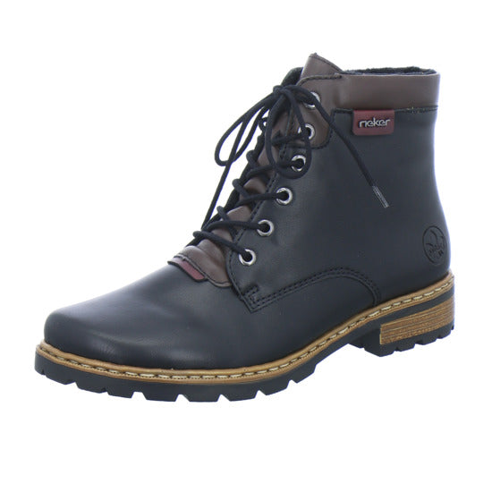 Rieker Stiefel Damen Schwarz-kombi