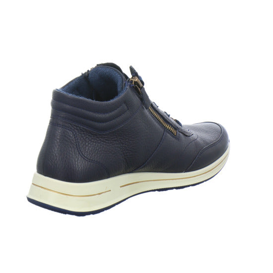 Ara Osaka Stiefel ungefüttert Dunkelblau - 360° Ansicht