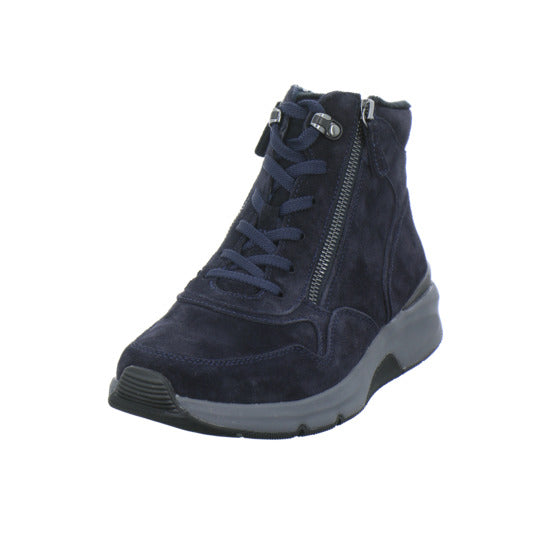 Gabor Comfort Rolling Soft Stiefel ungefüttert Dunkelblau - 360° Ansicht