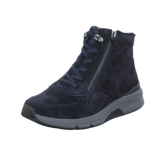 Gabor Comfort Rolling Soft Stiefel ungefüttert Dunkelblau - 360° Ansicht