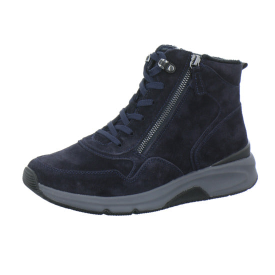 Gabor Comfort Rolling Soft Stiefel ungefüttert Dunkelblau - 360° Ansicht