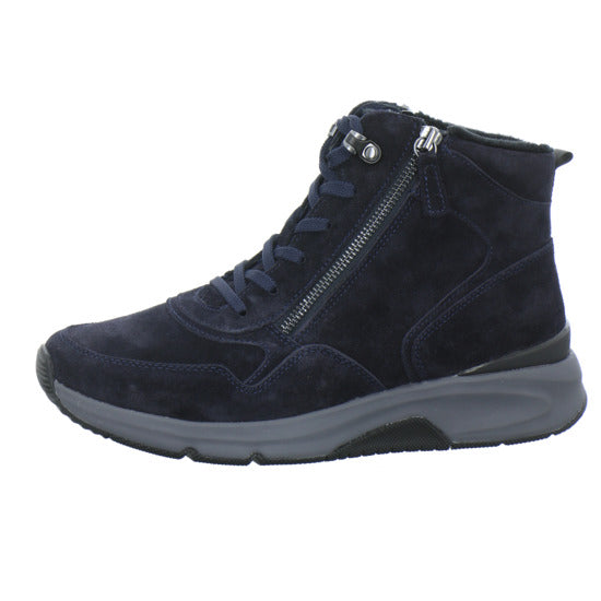 Gabor Comfort Rolling Soft Stiefel ungefüttert Dunkelblau - 360° Ansicht