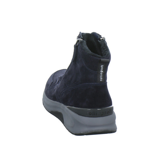Gabor Comfort Rolling Soft Stiefel ungefüttert Dunkelblau - 360° Ansicht
