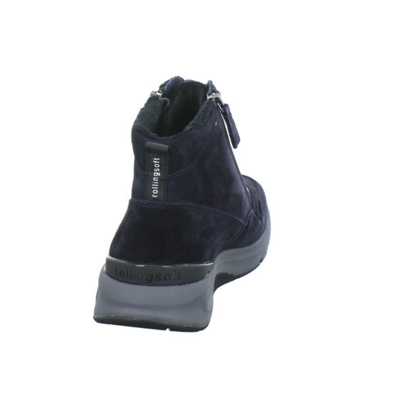 Gabor Comfort Rolling Soft Stiefel ungefüttert Dunkelblau - 360° Ansicht
