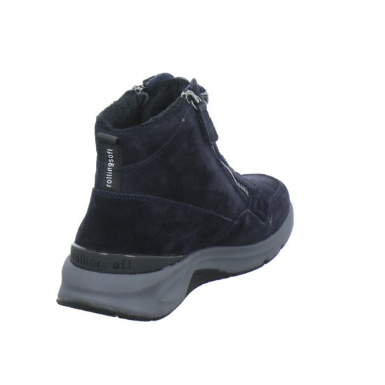 Gabor Comfort Rolling Soft Stiefel ungefüttert Dunkelblau - 360° Ansicht
