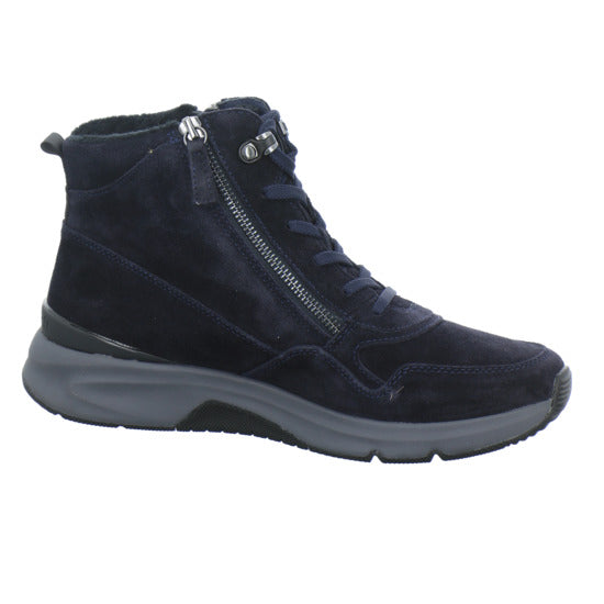 Gabor Comfort Rolling Soft Stiefel ungefüttert Dunkelblau - 360° Ansicht