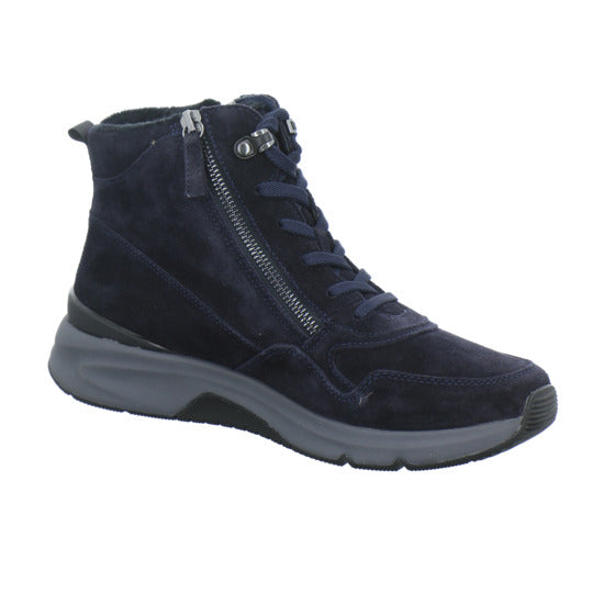 Gabor Comfort Rolling Soft Stiefel ungefüttert Dunkelblau - 360° Ansicht