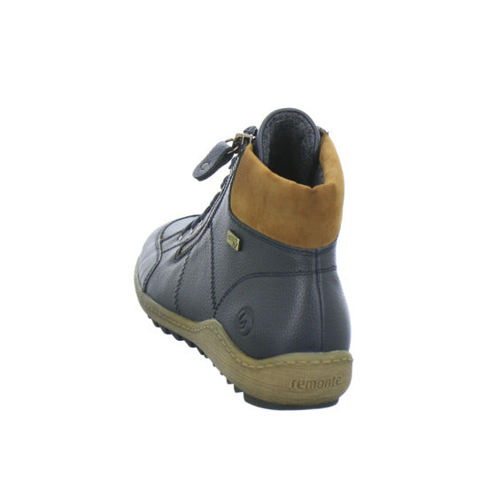 Remonte Stiefel ungefüttert Dunkelblau - 360° Ansicht