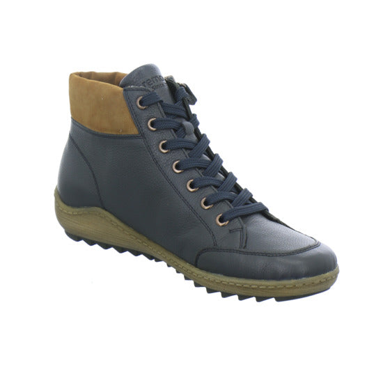 Remonte Stiefel ungefüttert Dunkelblau - 360° Ansicht