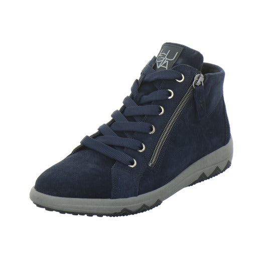 Waldläufer H-Teresa Stiefel ungefüttert Dunkelblau - 360° Ansicht