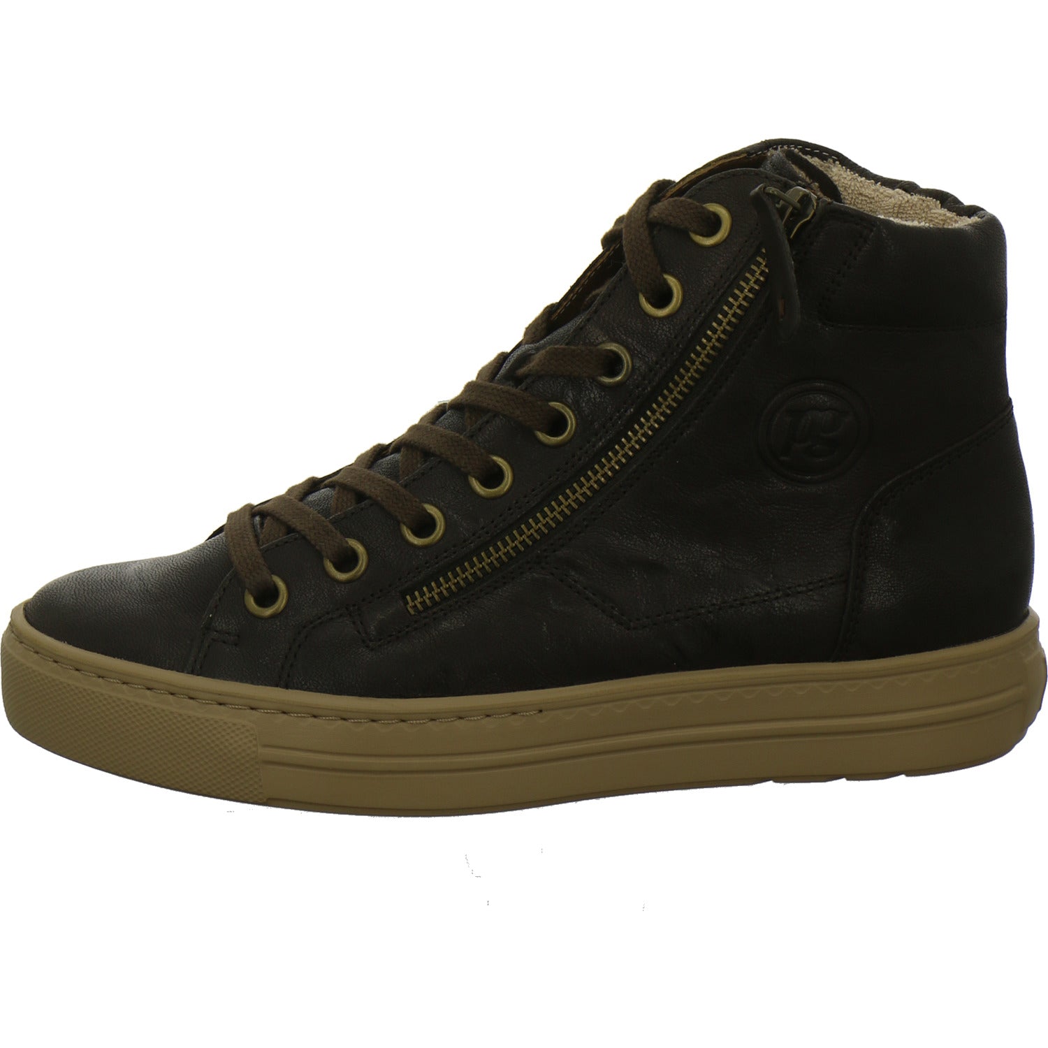 Paul Green Stiefel ungefüttert Dunkelbraun