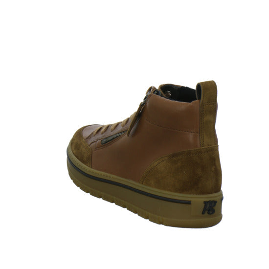 Paul Green Stiefel ungefüttert Mittelbraun - 360° Ansicht