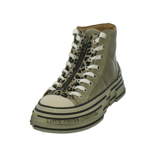 Rebecca White Stiefel ungefüttert taupe - 360° Ansicht