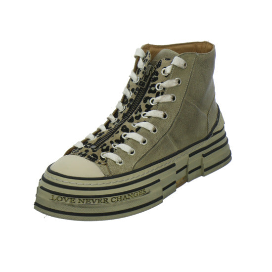 Rebecca White Stiefel ungefüttert taupe - 360° Ansicht