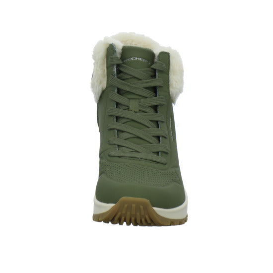 Skechers UNO Stiefel ungefüttert oliv - 360° Ansicht