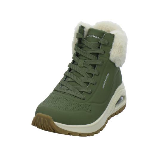 Skechers UNO Stiefel ungefüttert oliv - 360° Ansicht