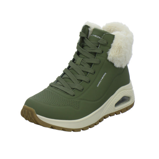 Skechers UNO Stiefel ungefüttert oliv - 360° Ansicht