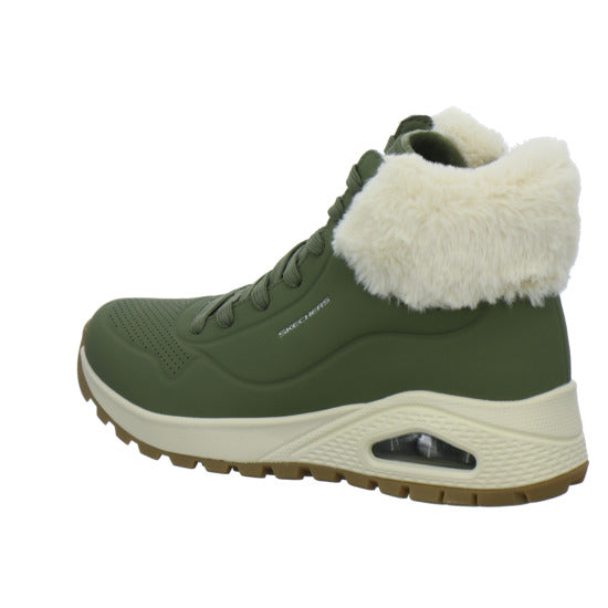 Skechers UNO Stiefel ungefüttert oliv - 360° Ansicht