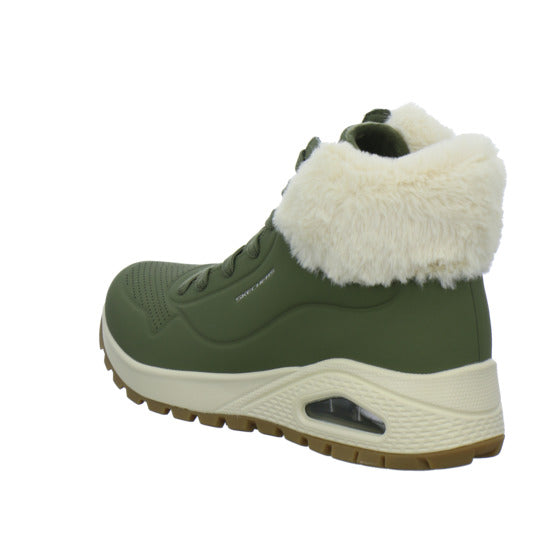 Skechers UNO Stiefel ungefüttert oliv - 360° Ansicht