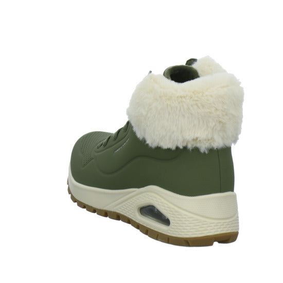 Skechers UNO Stiefel ungefüttert oliv - 360° Ansicht
