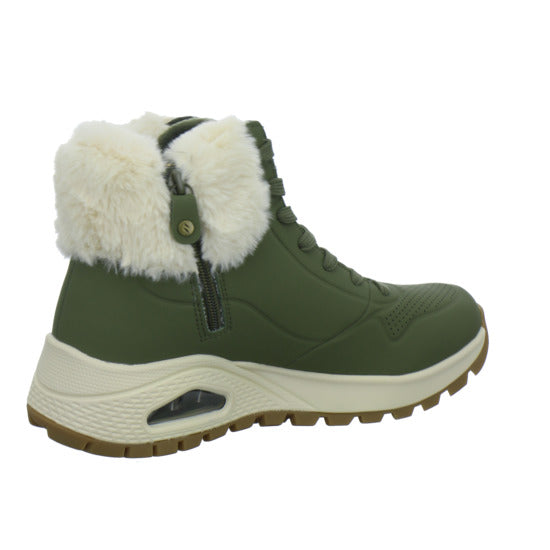 Skechers UNO Stiefel ungefüttert oliv - 360° Ansicht