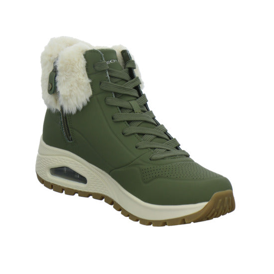 Skechers UNO Stiefel ungefüttert oliv - 360° Ansicht