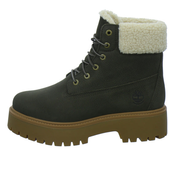 Timberland Stiefel Damen Stone Street Mid Warm oliv