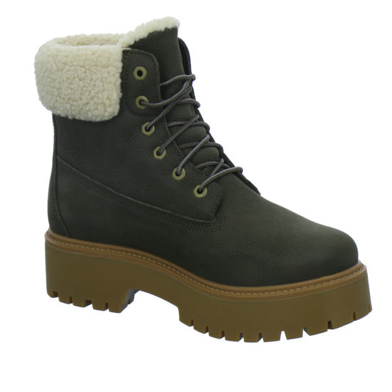 Timberland Stiefel Damen Stone Street Mid Warm oliv