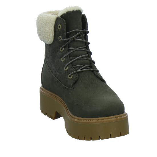 Timberland Stiefel Damen Stone Street Mid Warm oliv