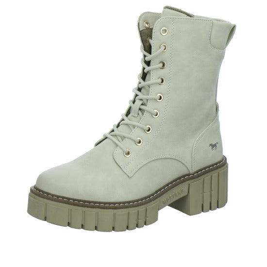 Mustang Stiefel ungefüttert Beige - 360° Ansicht