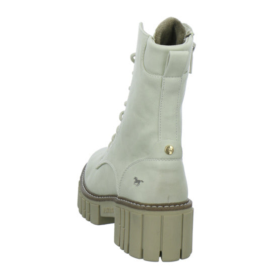 Mustang Stiefel ungefüttert Beige - 360° Ansicht