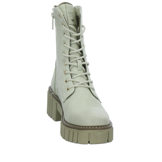 Mustang Stiefel ungefüttert Beige - 360° Ansicht