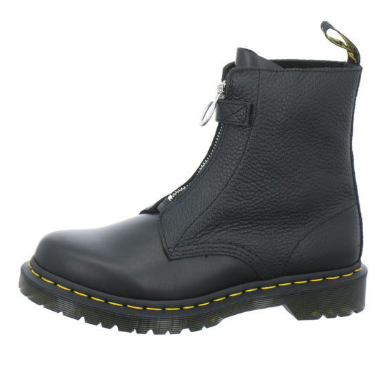 Dr. Martens 1460 Pascal Frnt Zip Stiefel ungefüttert Schwarz - 360° Ansicht