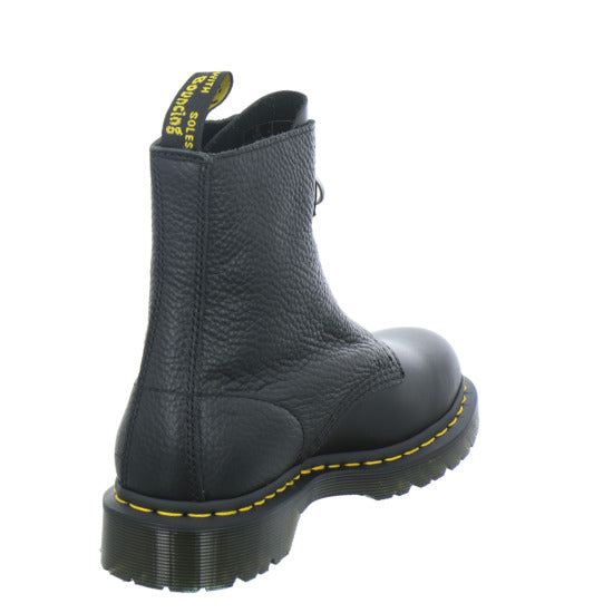 Dr. Martens 1460 Pascal Frnt Zip Stiefel ungefüttert Schwarz - 360° Ansicht