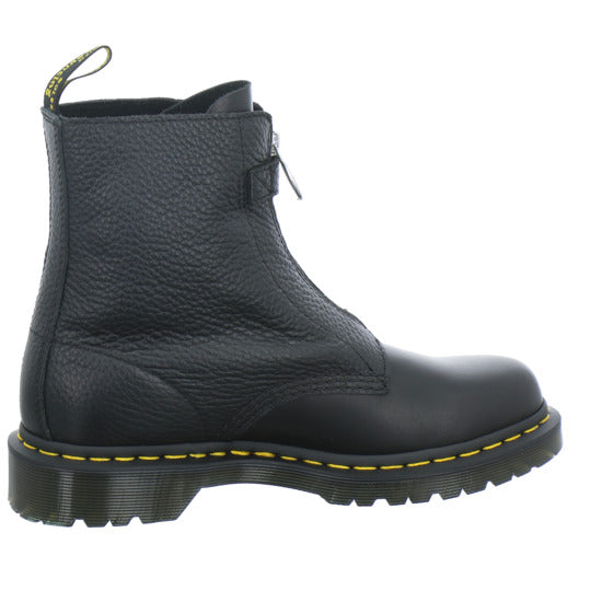 Dr. Martens 1460 Pascal Frnt Zip Stiefel ungefüttert Schwarz - 360° Ansicht