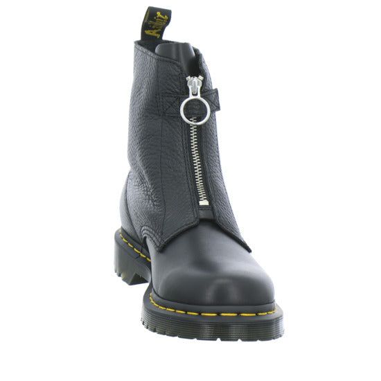 Dr. Martens 1460 Pascal Frnt Zip Stiefel ungefüttert Schwarz - 360° Ansicht